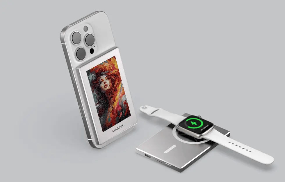 Smart E-Ink Power Bank 5000mAh with AI Customizable Display